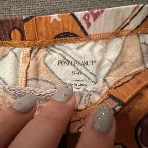 Posh Peanut Coffee and Donut Cha Cha Leggings - Picture 2 of 3